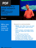 Tips for Memorable Flash Talks | PDF | Social Science | Art