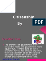 Citizenship Test by Patrick