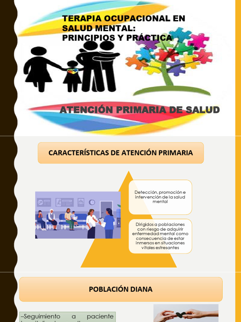 Atencion Primaria de Salud | PDF | Salud mental | Terapia ocupacional