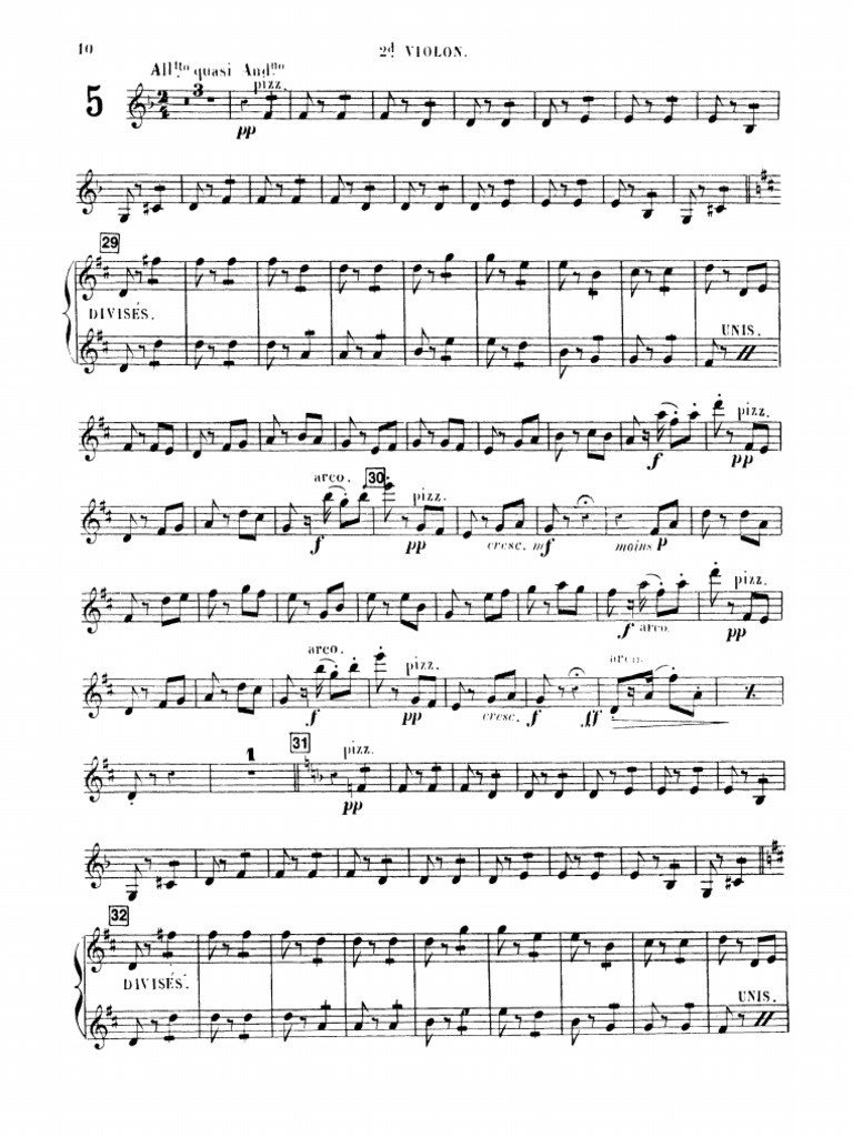 5 Habanera Bizet Carmen Violin Ii 10 11 Pdf