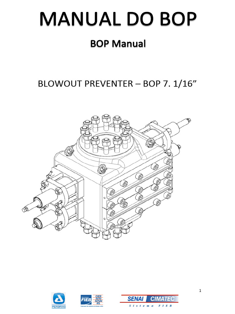 BOP - Operator's Manual | PDF | Válvula | Poço de petróleo