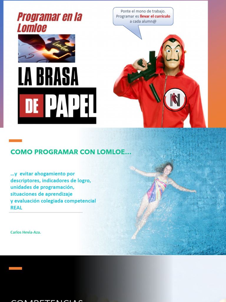 Programación Competencial en LOMLOE | PDF | Plan de estudios | Evaluación