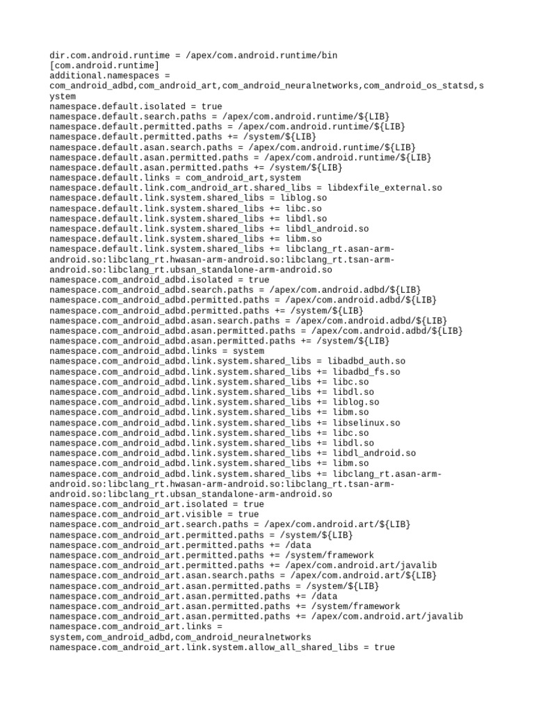 LD Config | PDF