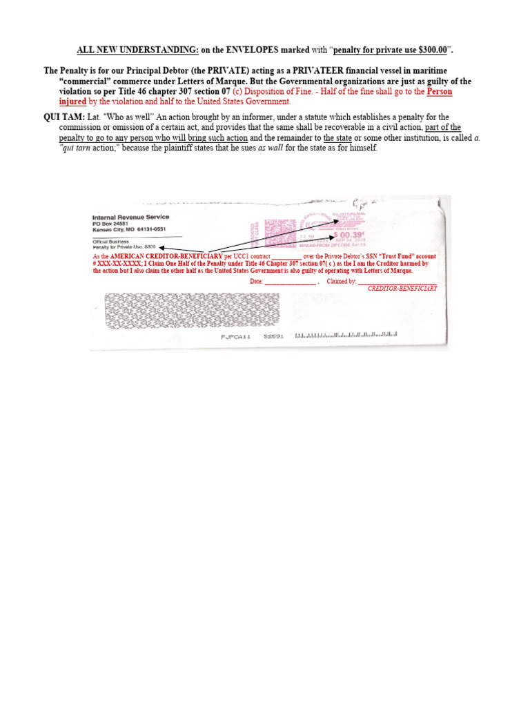 Penalty for Private Use Explained | PDF | Social Science | Law