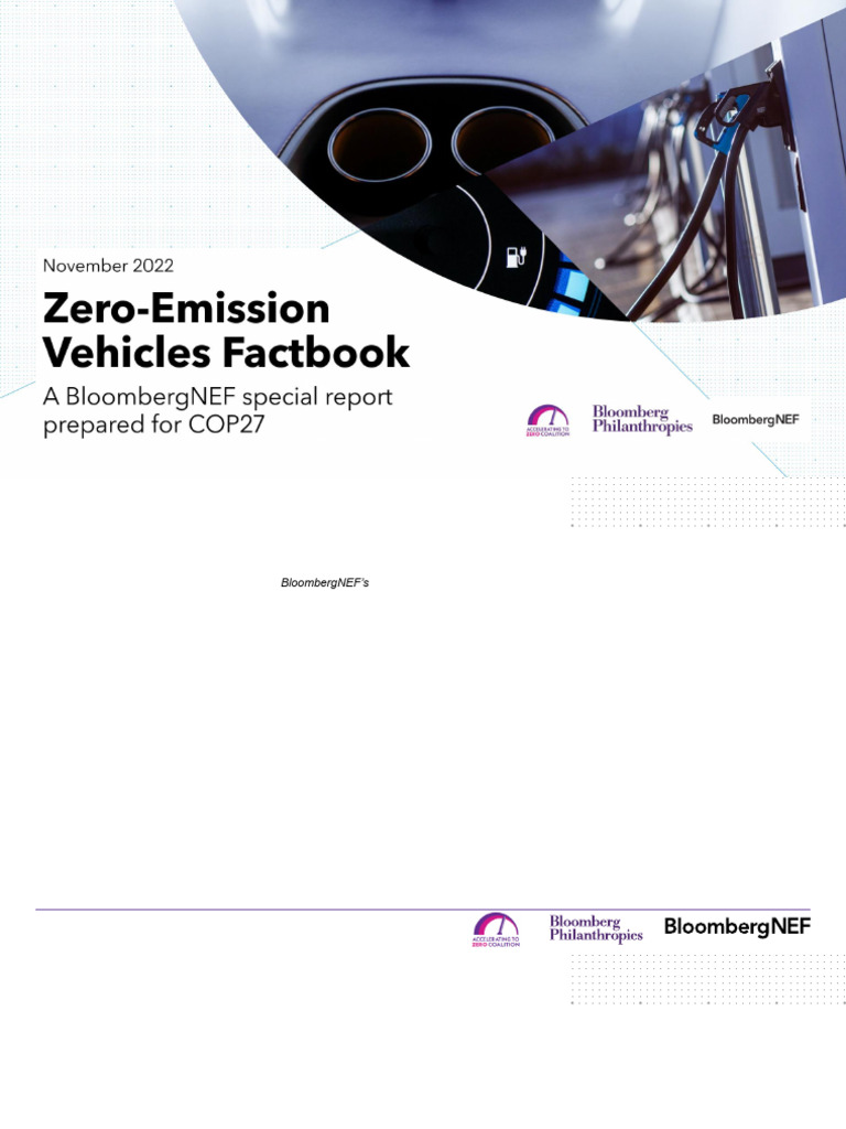 Bloomberg ZEV Factbook 2022 Special Report For COP27 1669203164 | PDF ...