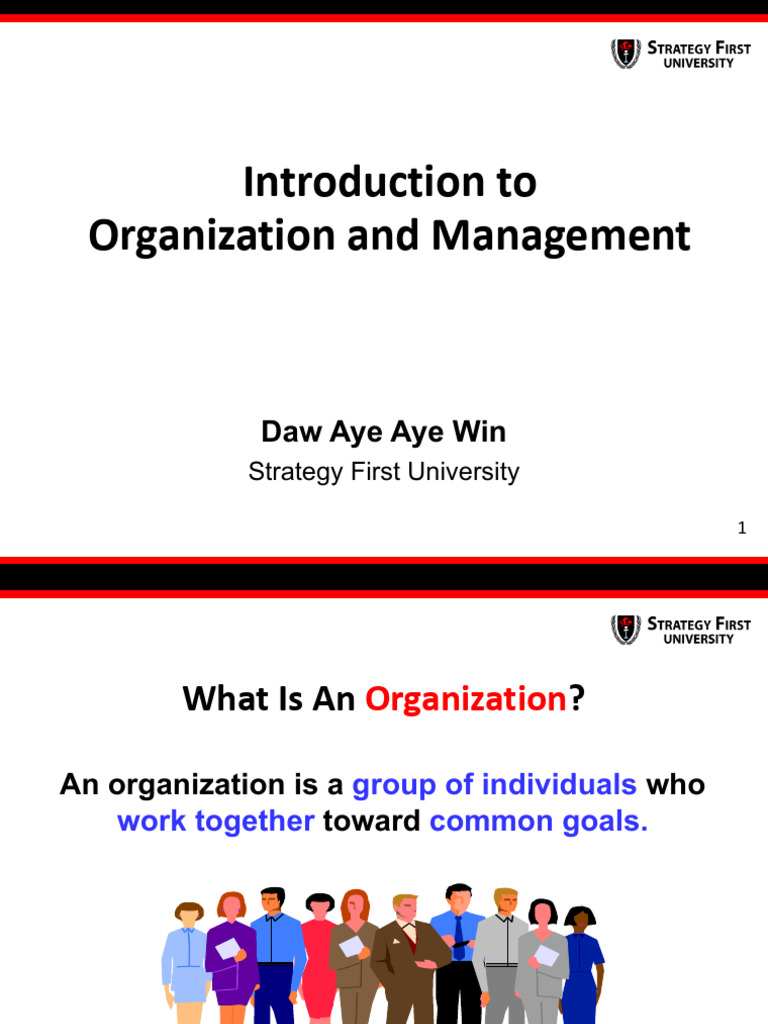 Introduction to organization and management pdf motivation