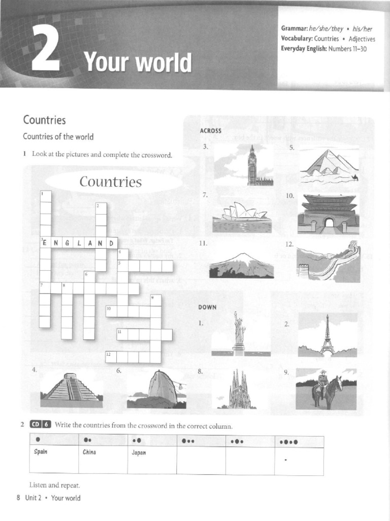 Aula 2 - Cities and Countries | PDF