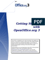 Getting Started With OpenOffice.org 3