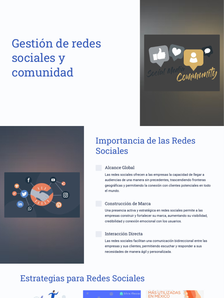 Estrategias Efectivas en Redes Sociales | PDF | Servicio de redes ...