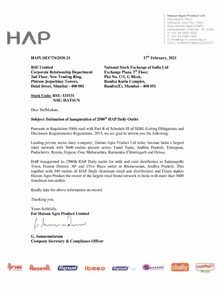 HAP Opens 2500th Outlet in India | PDF