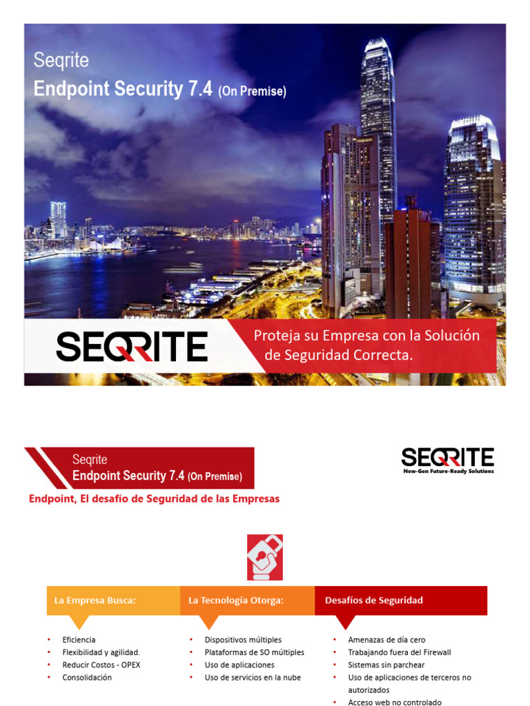 Seqrite Endpoint Security 7.4: Protección Integral | PDF | Hardware de ...