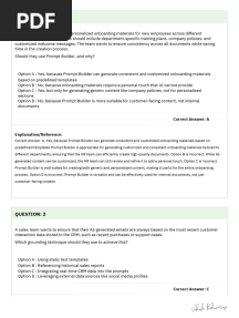 AI SPECIALIST EXAM Questions SET 1 1
