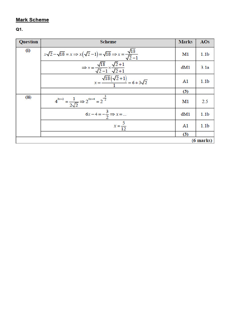 Edexcel June 2024 ALevel Maths Predicted Paper 2 Exam Questions MS | PDF