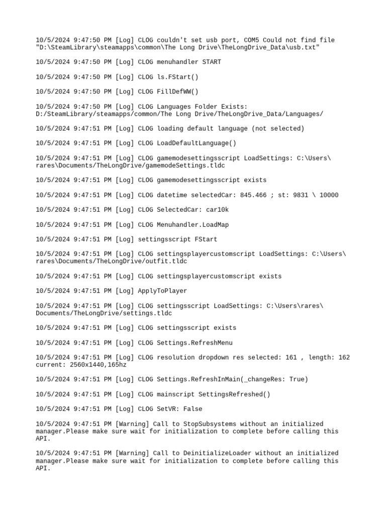 The Long Drive Log File Analysis | PDF | Kinematics | Velocity