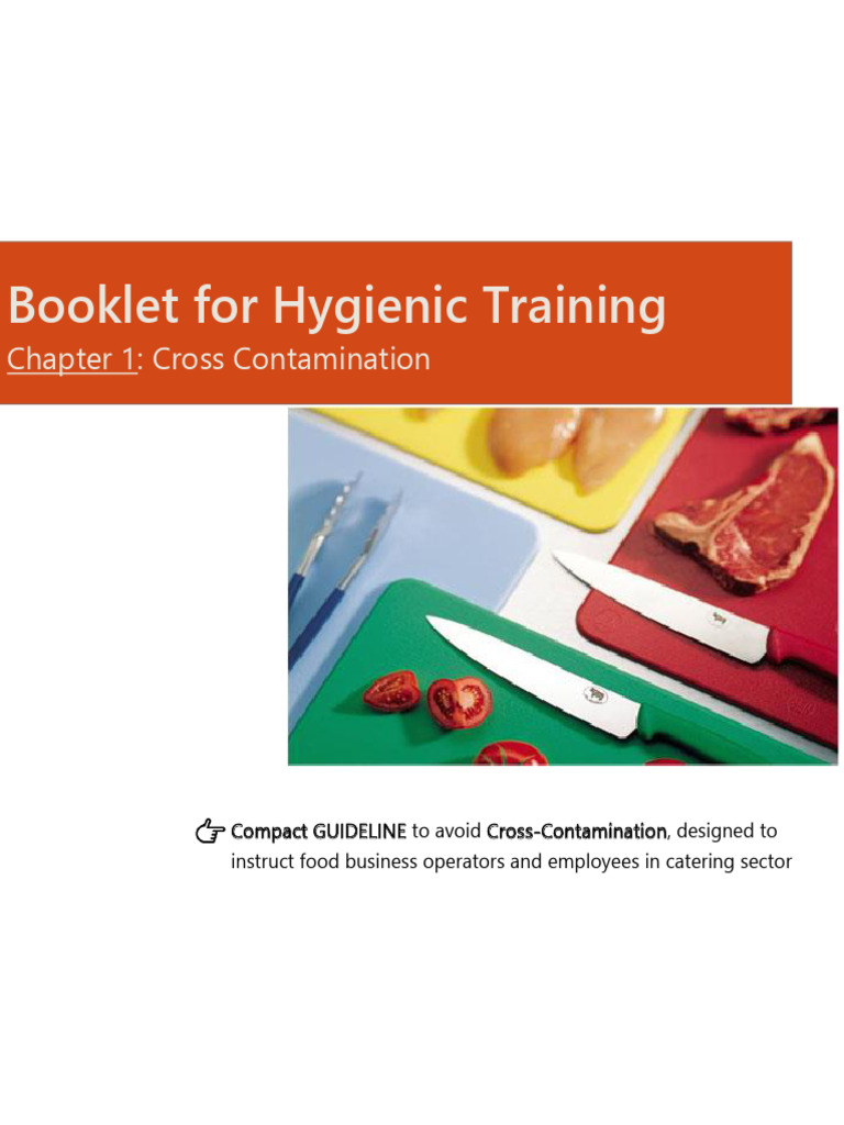 Booklet Chapter 1 - Avoiding Cross- Contamination | PDF | Pest Control ...