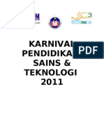 Karnival Sains Teknologi 2011-Syarat Pertandingan