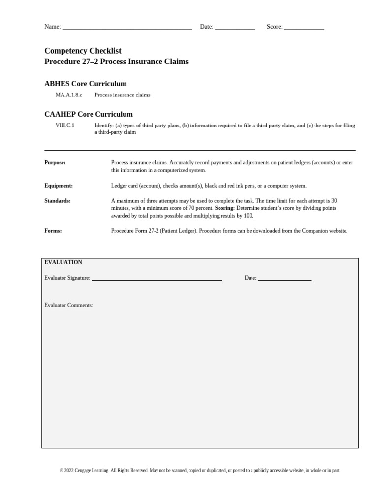 Process Insurance Claims | PDF