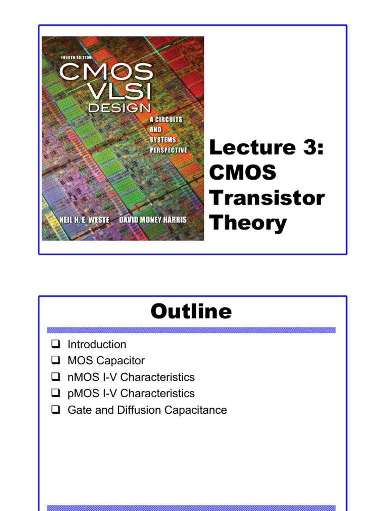 CMOS Transistor Theory Overview | PDF | Cmos | Mosfet