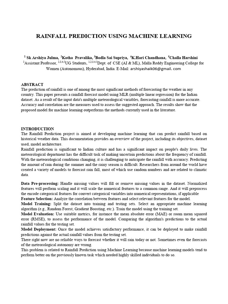 29-july2023 | PDF | Machine Learning | Prediction