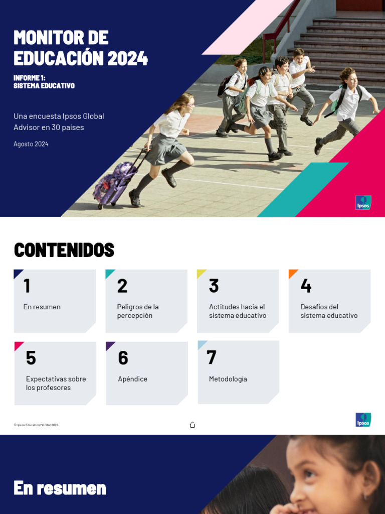 Informe sobre el Sistema Educativo 2024 | PDF | Millennials | Programa ...