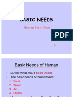 14750047 Basic Needs of Humans Year 4