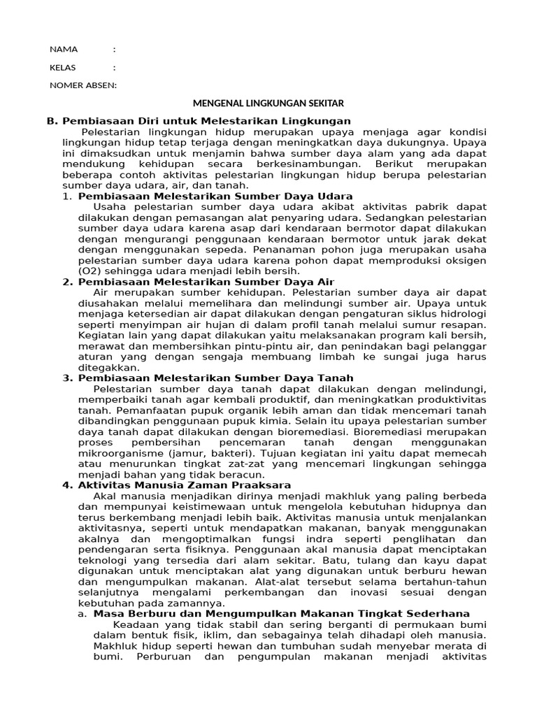 warga mengamati lingkungan sekitar