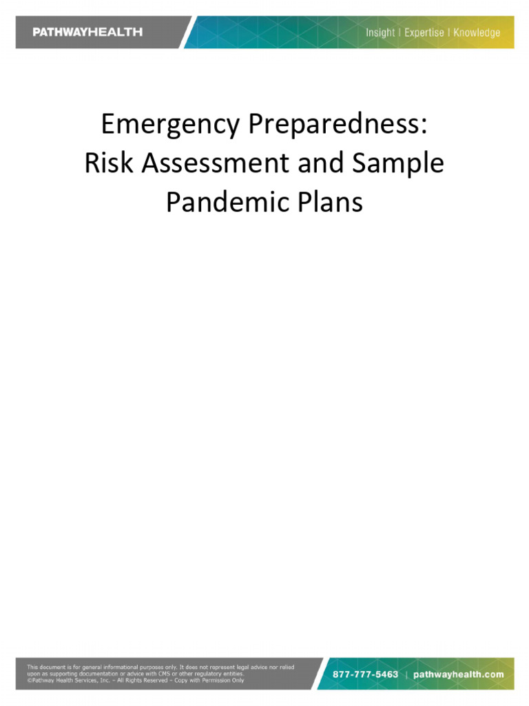 Emergency Preparedness Plans Guide | PDF | Emergency Management ...