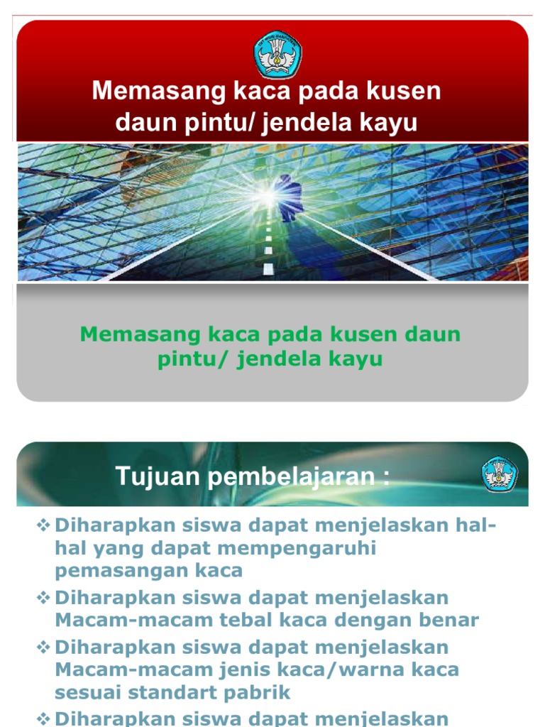 16 1 Memasang Kaca Pada Kusen Daun Pintu Jendela Kayu 16 1 Memasang Kaca Pada Kusen Daun Pintu Jendela Kayu