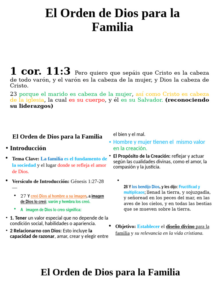 Diseño Divino de la Familia Cristiana | PDF | Cristo (título) | Amor