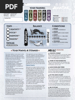 Avatar Legends RPG Character Sheet | PDF | Creativity