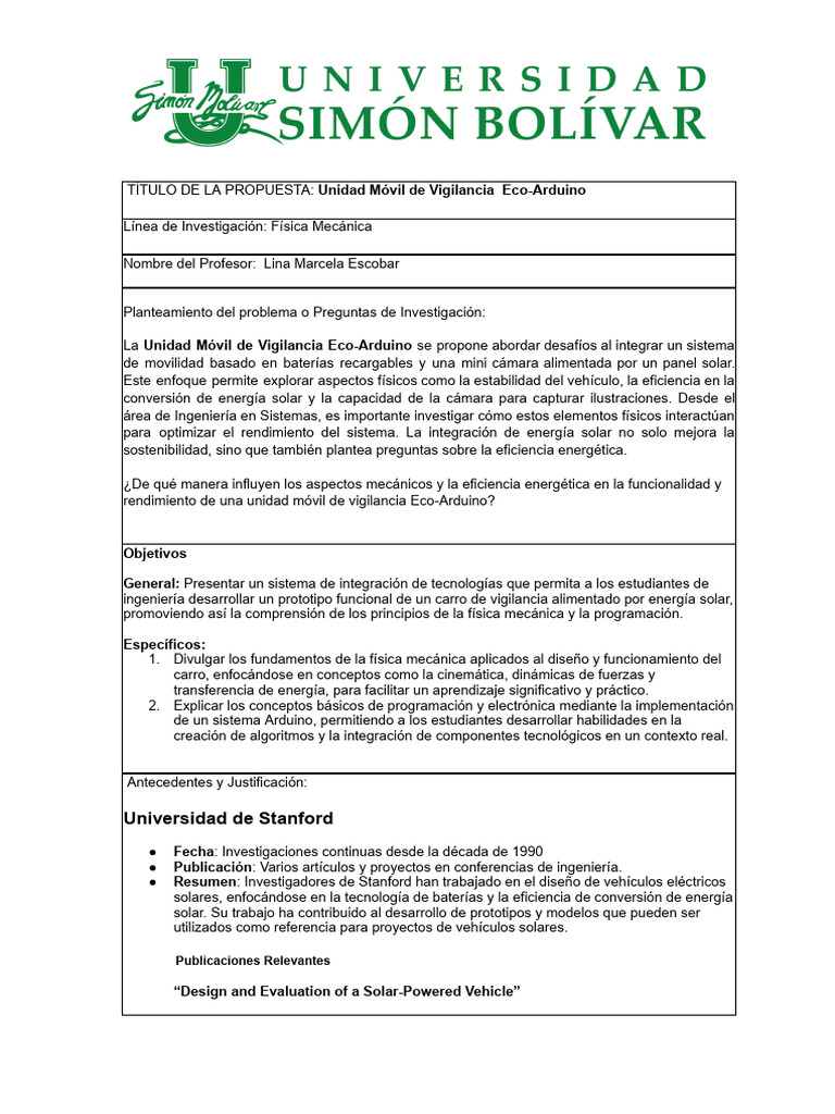 Formato Proyecto de Aula | PDF | Fuerza | Fricción