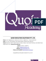 Quoin Education Solutions Pvt. Ltd. Quoin Education Solutions Pvt. Ltd. Quoin Education Solutions Pvt. Ltd. Quoin Education Solutions Pvt. LTD