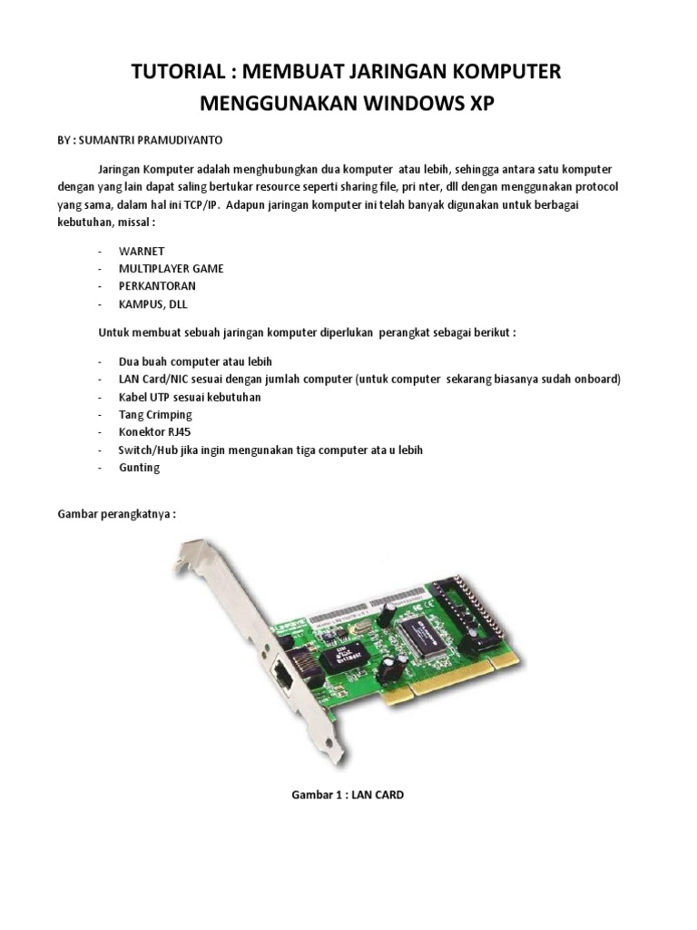 Tutorial Lan | PDF