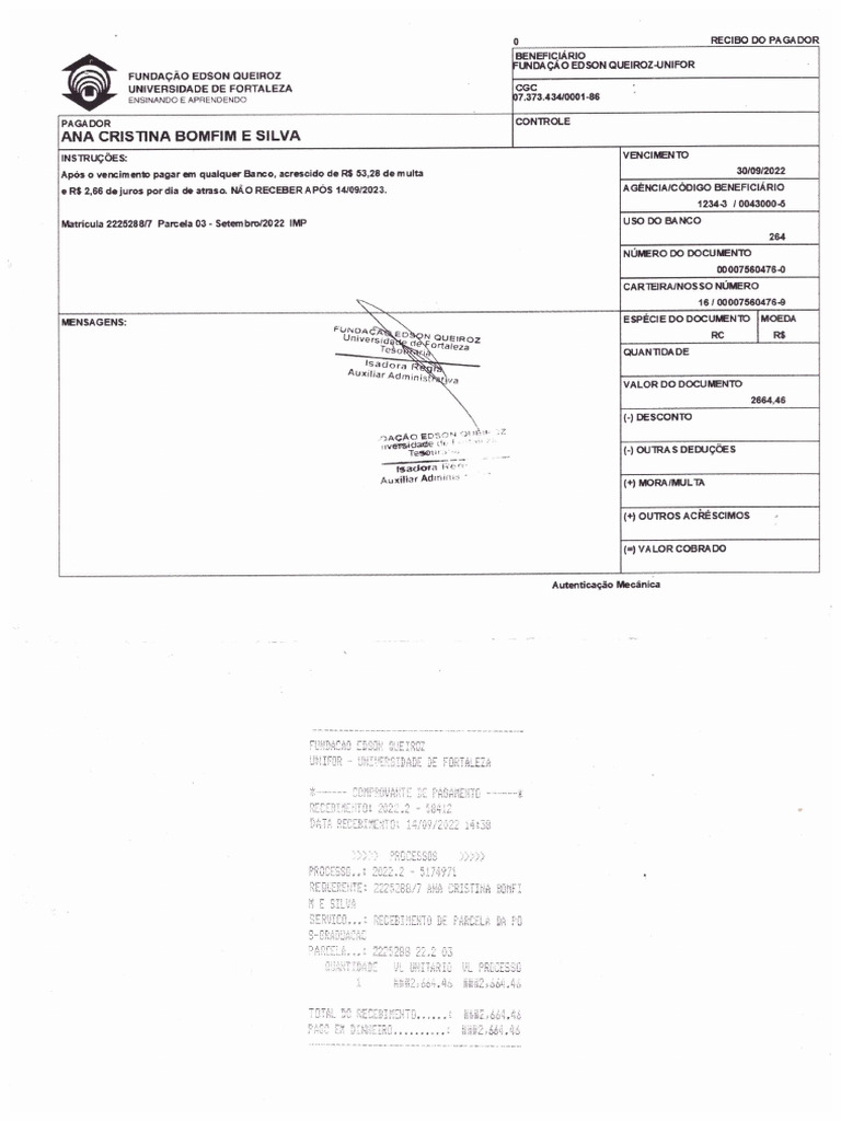 Boleto 3 Parcela 3-30 | PDF