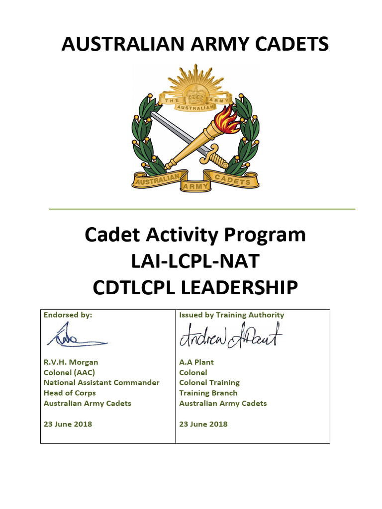 LCPL Leadership Training Program | PDF | Corporal | Leadership