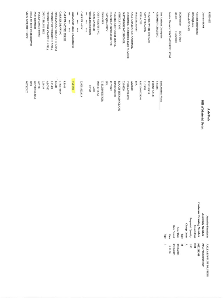 PSC1764HDB268529 - Packet | PDF