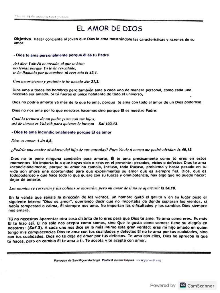 El Amor De Dios Pdf