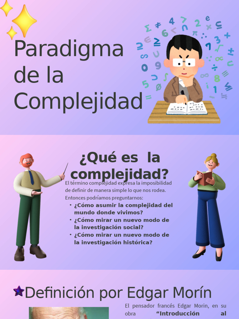 Paradigma de la Complejidad en Investigación | PDF | Complejidad ...
