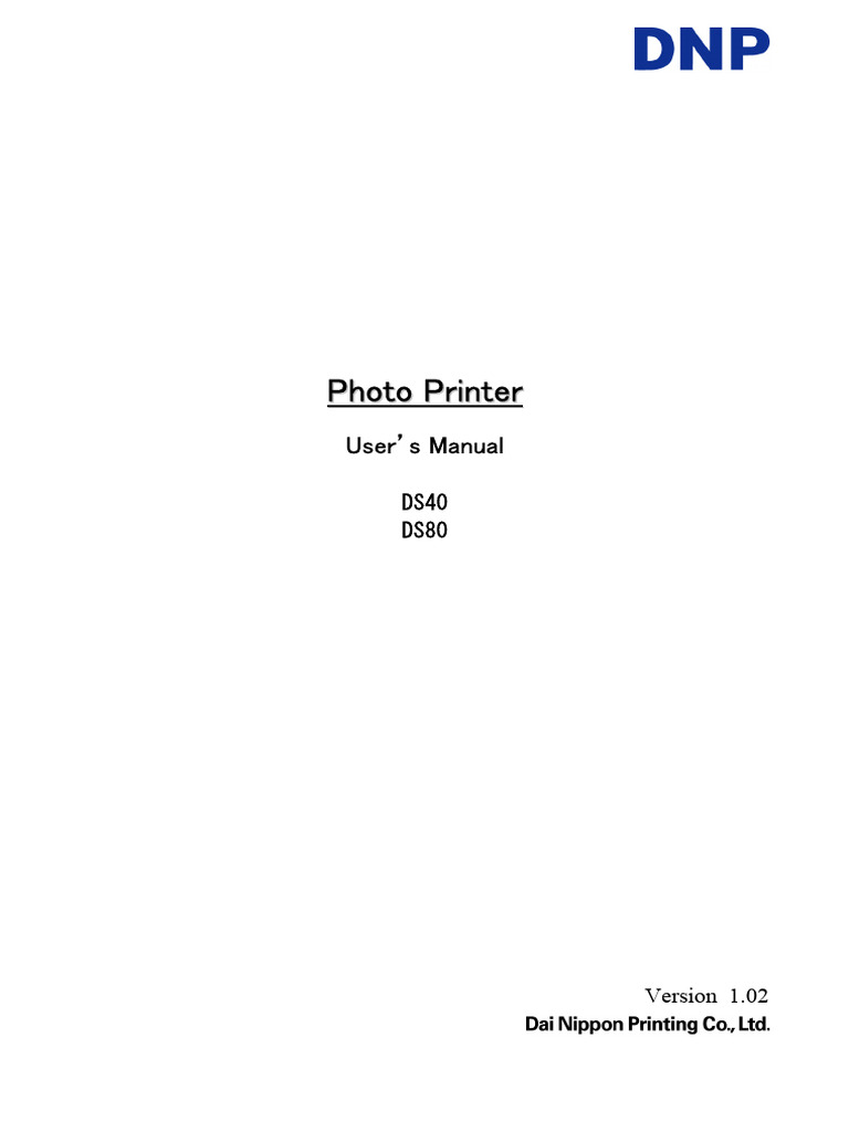 DS40 User Manual Ver1.02 EN | PDF | Electrical Connector | Printer ...