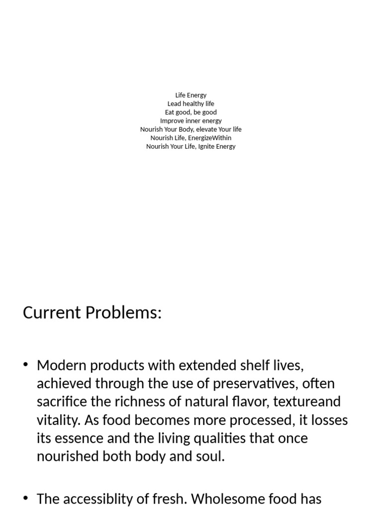 Fresh, Transparent, Healthy Foods | PDF | Lifestyle