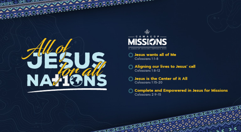 Missions Tarp With Weekly Series | PDF