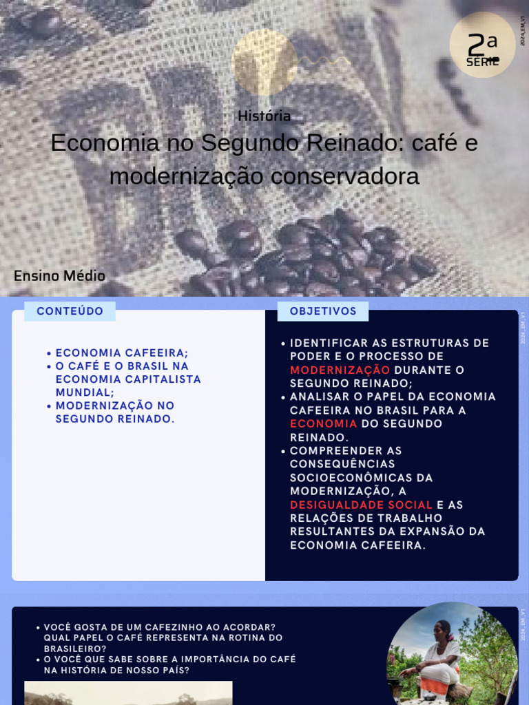 Economia Cafeeira no Segundo Reinado | PDF | Café | Brasil