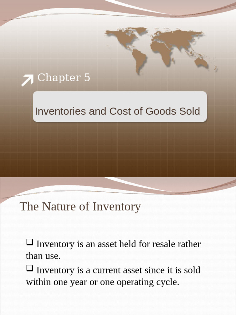 Chapter 5 | PDF | Cost Of Goods Sold | Inventory