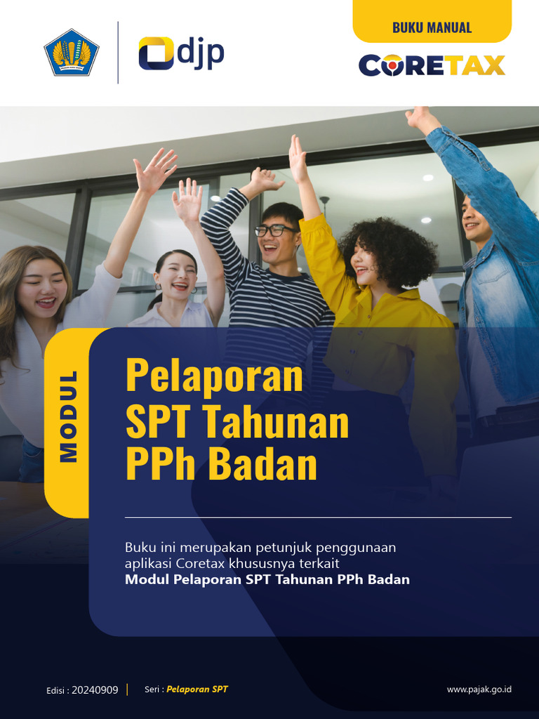 Modul SPT Badan Coretax | PDF | Pengelolaan Keuangan & Uang