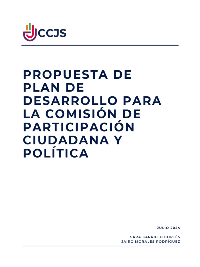 CCJS - Pcyp | PDF | Participación pública