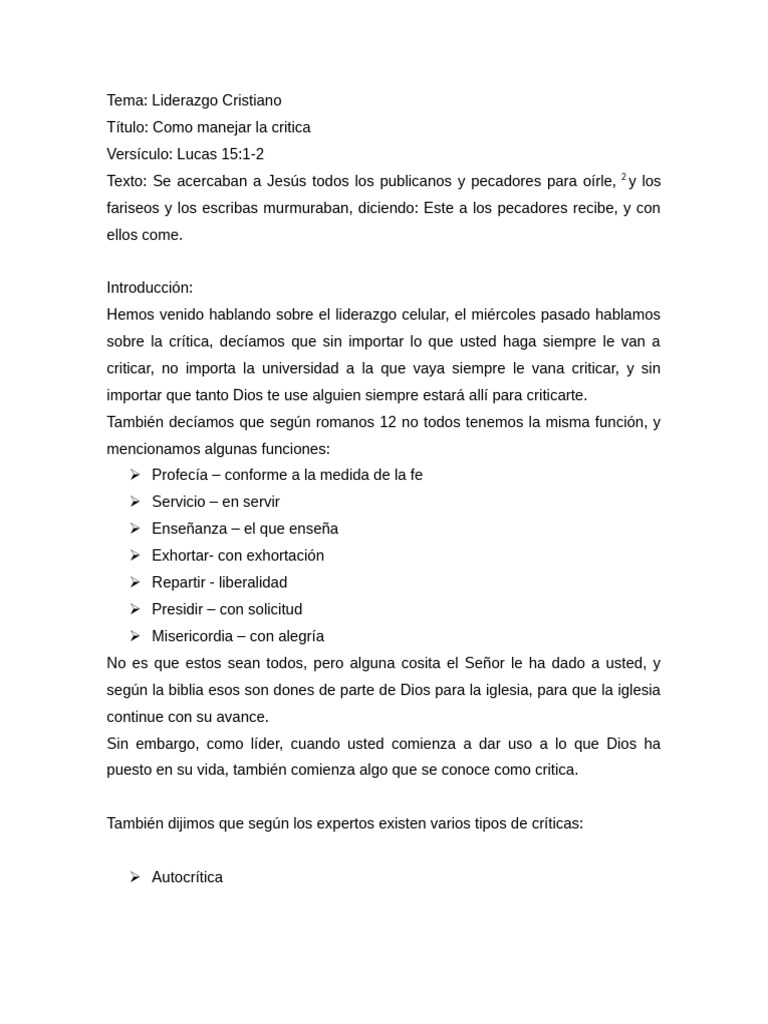 Liderazgo Cristiano 34 | PDF | Iglesia cristiana