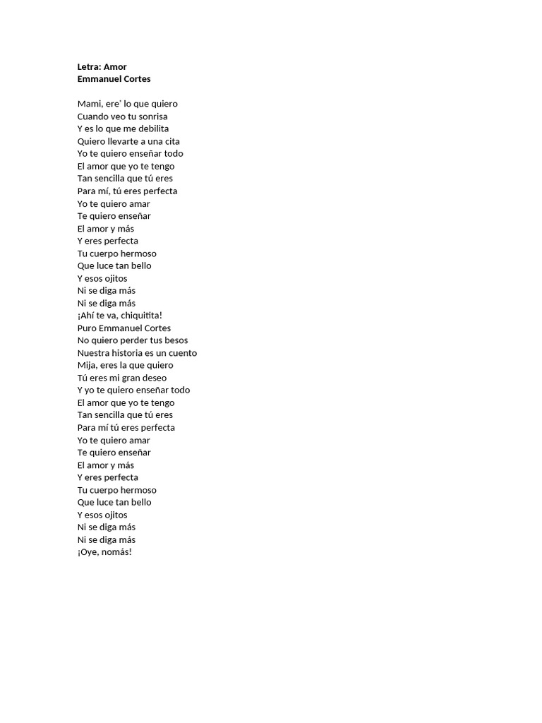Letra de 
