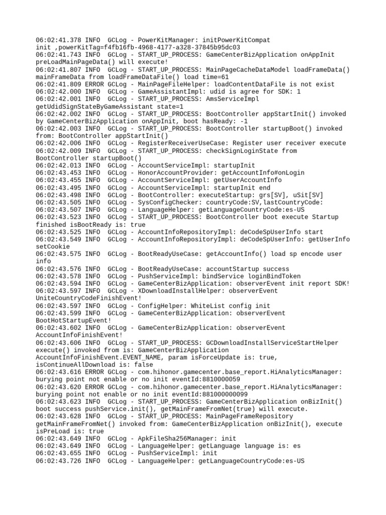GameCenter Initialization Log Analysis | PDF | Hypertext Transfer ...
