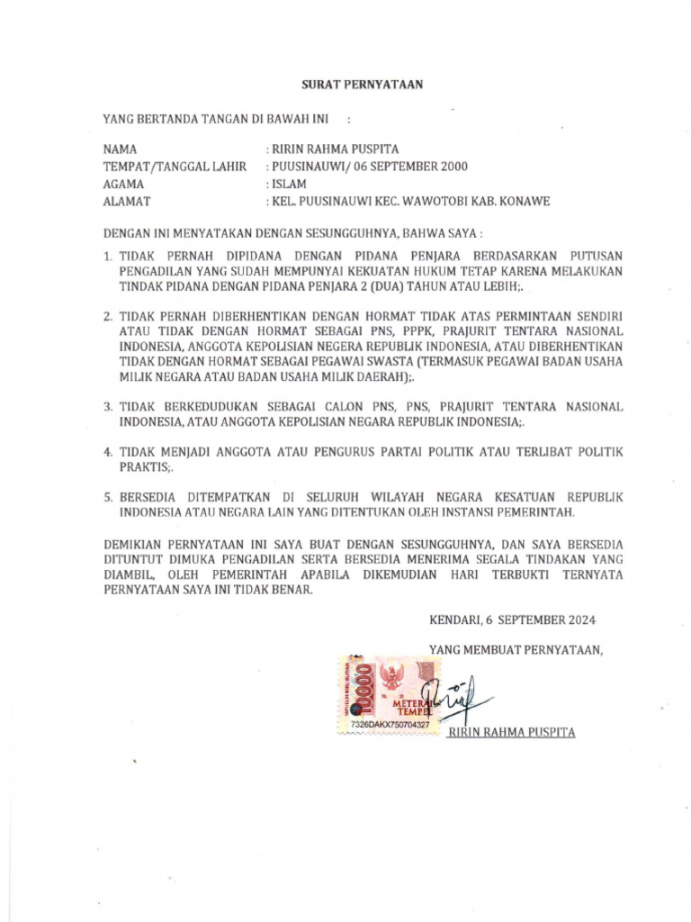 Surat pernyataan gabung pdf