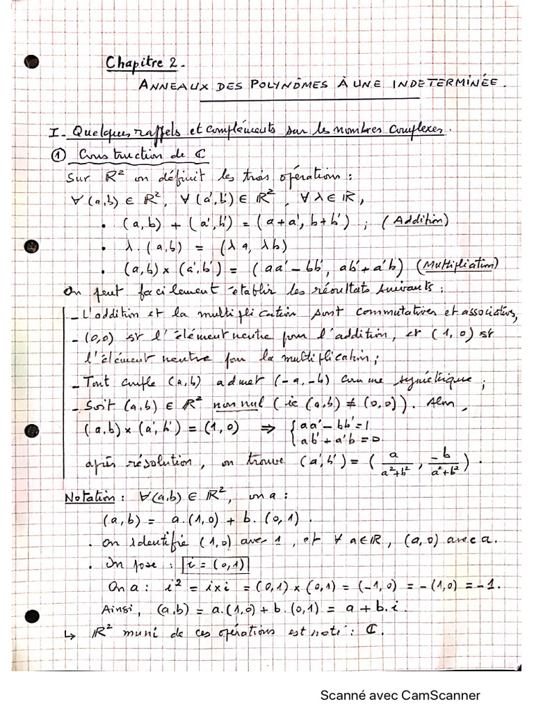 2 Complexes Polynômes 1 | PDF